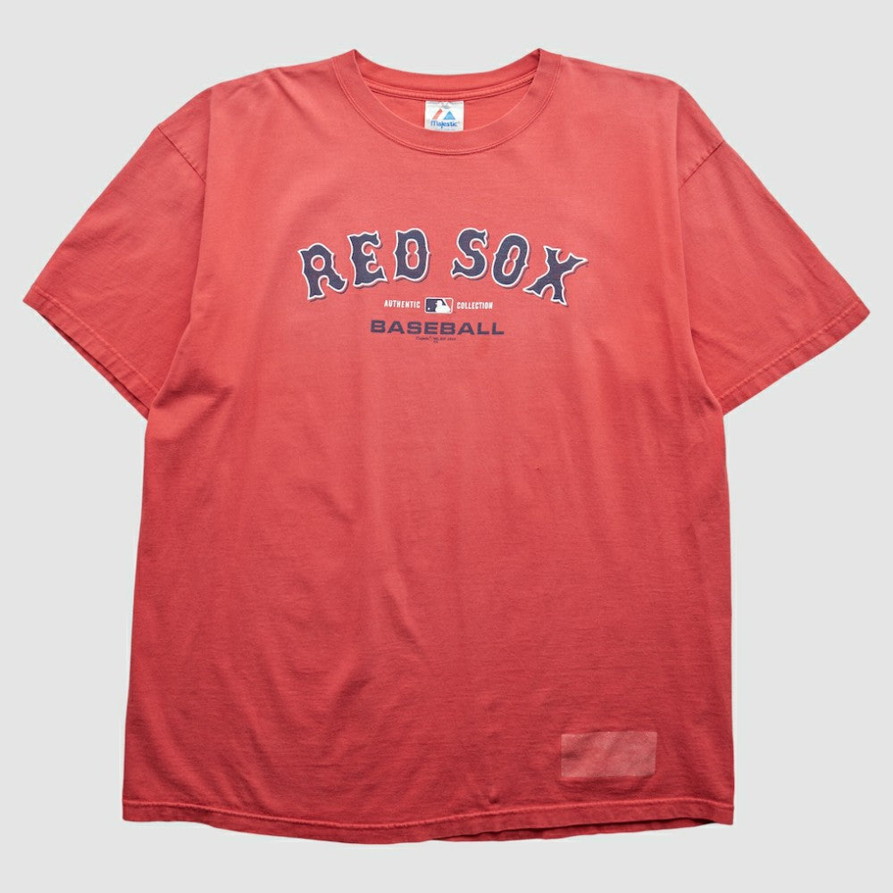 Boston Red Sox Majestic 2003 T-Shirt - Red Vintage