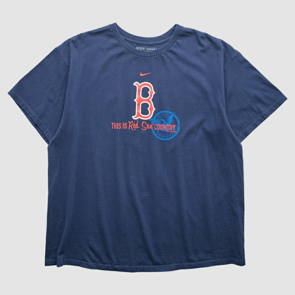 Boston Red Sox 2000s T-Shirt - Blue Vintage | Nike