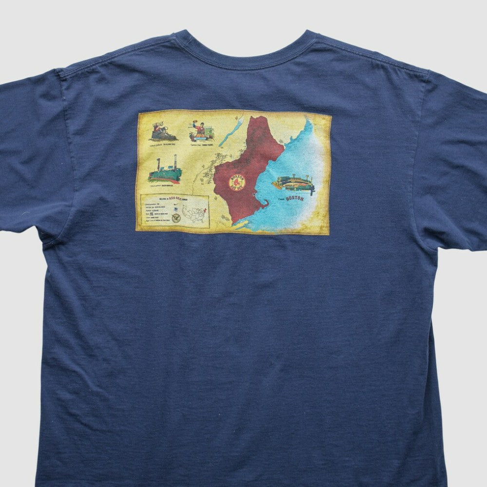 Boston Red Sox 2000s T-Shirt - Blue Vintage | Nike