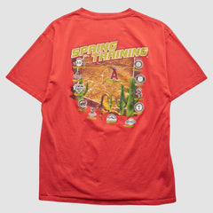 Los Angeles Angels Lee Apparel 2000s T-Shirt - Red Vintage