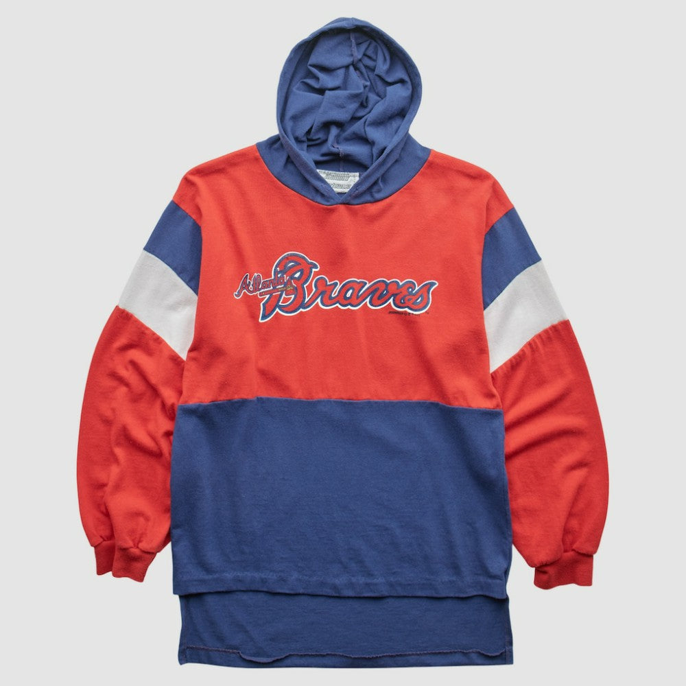 Atlanta Braves 1992 Pullover Sweatshirt - Red Vintage