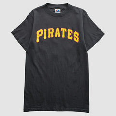 Pittsburgh Pirates Majestic 2000s T-Shirt - Black Vintage