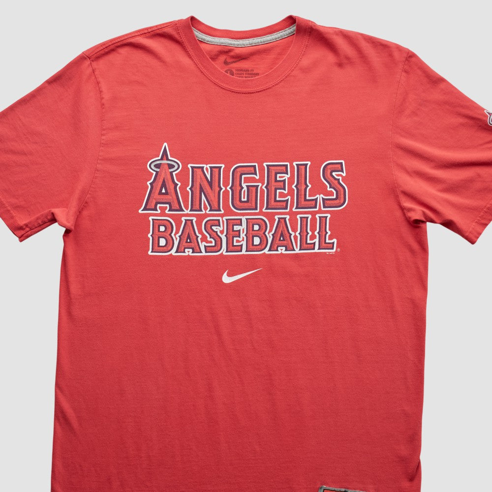 Los Angeles Angels 2010s T-Shirt - Red Vintage | Nike