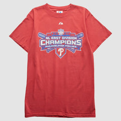 Philadelphia Phillies Majestic 2007 T-Shirt - Red Vintage
