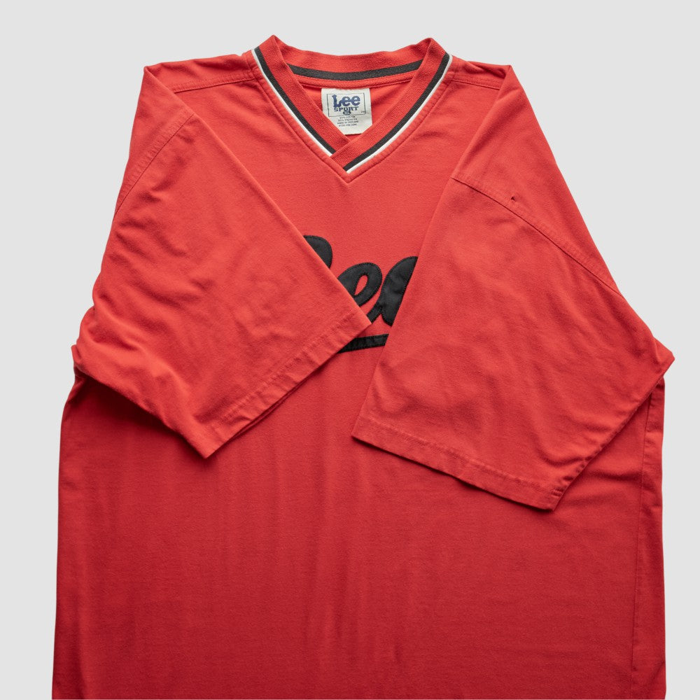 Cincinnati Reds Lee Apparel 90s T-Shirt - Red Vintage