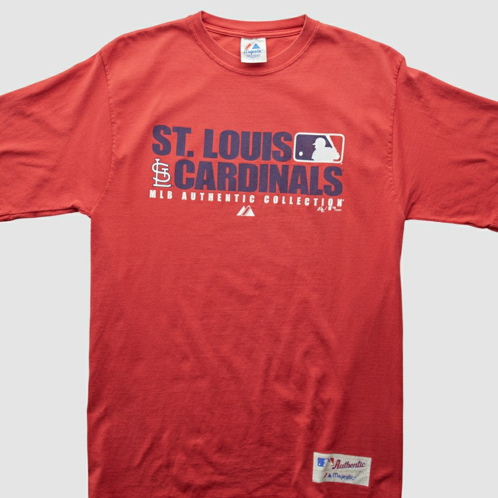 St. Louis Cardinals Majestic 2007 T-Shirt - Red Vintage