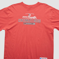 Cincinnati Reds Majestic 2010 T-Shirt - Red Vintage
