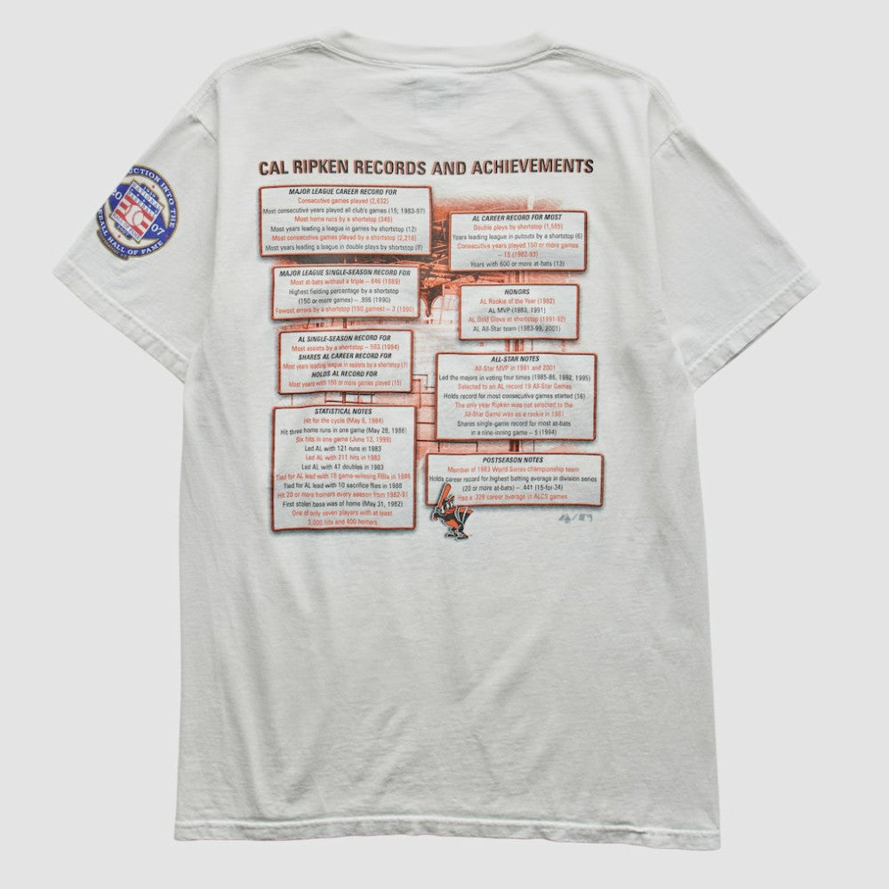 Baltimore Orioles Majestic Cooperstown Collection 2007 T-Shirt - White Vintage