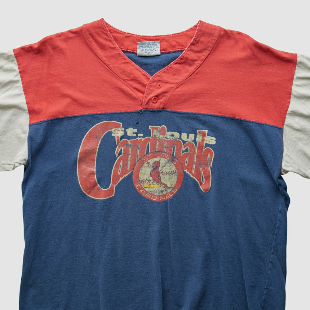 St. Louis Cardinals The Game 90s T-Shirt - Blue Vintage