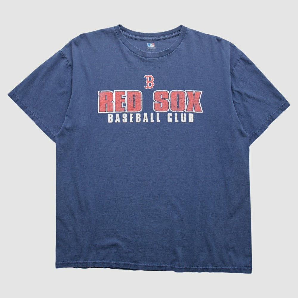 Boston Red Sox 2000s T-Shirt - Blue Vintage