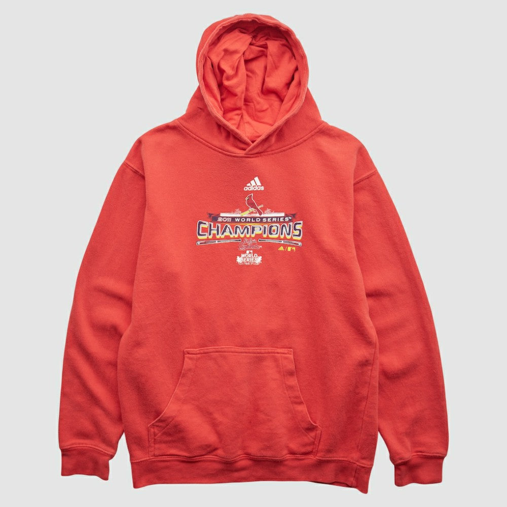 St. Louis Cardinals Adidas 2011 Pullover Sweatshirt - Red Vintage