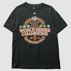San Francisco Giants Majestic 2012 T-Shirt - Black Vintage