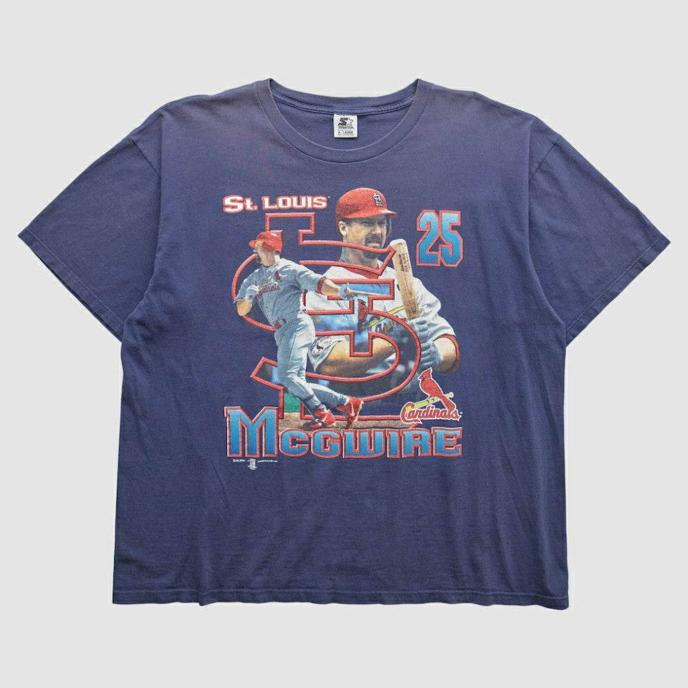 St. Louis Cardinals Starter 1996 T-Shirt - Navy Vintage