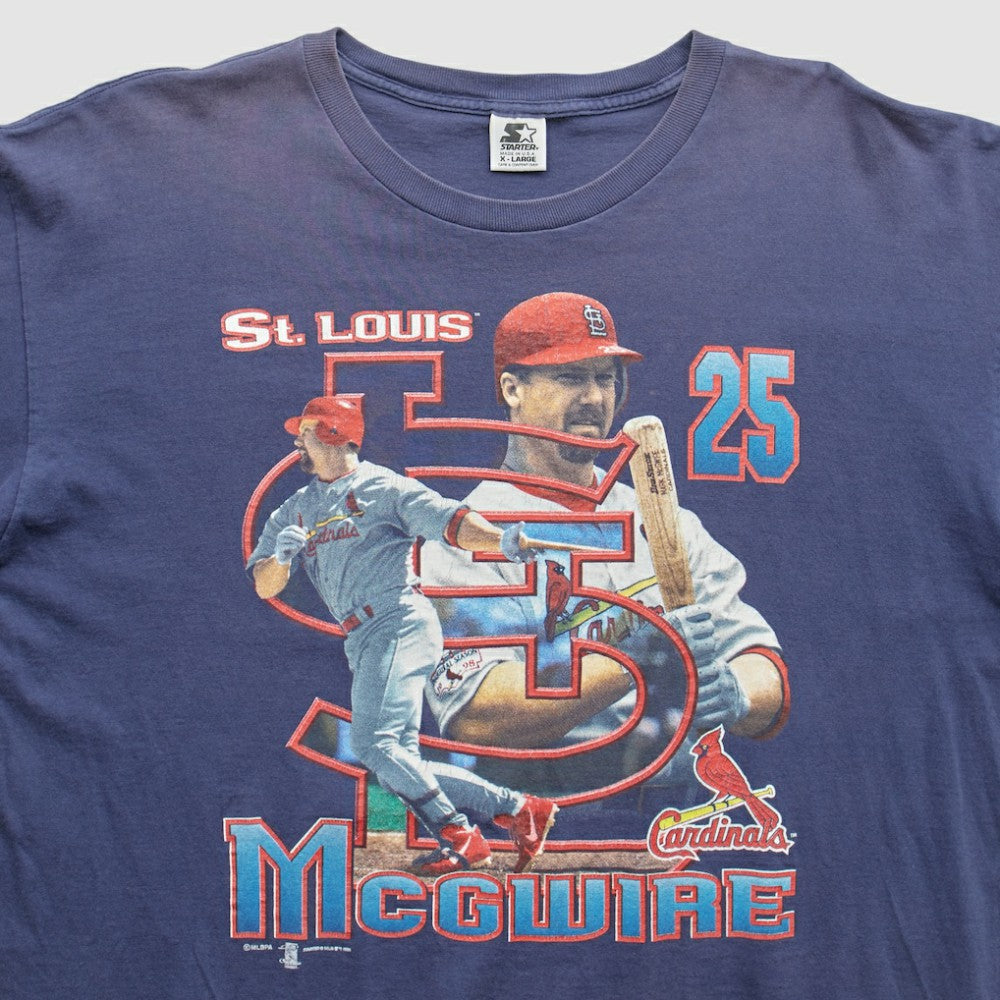 St. Louis Cardinals Starter 1996 T-Shirt - Navy Vintage