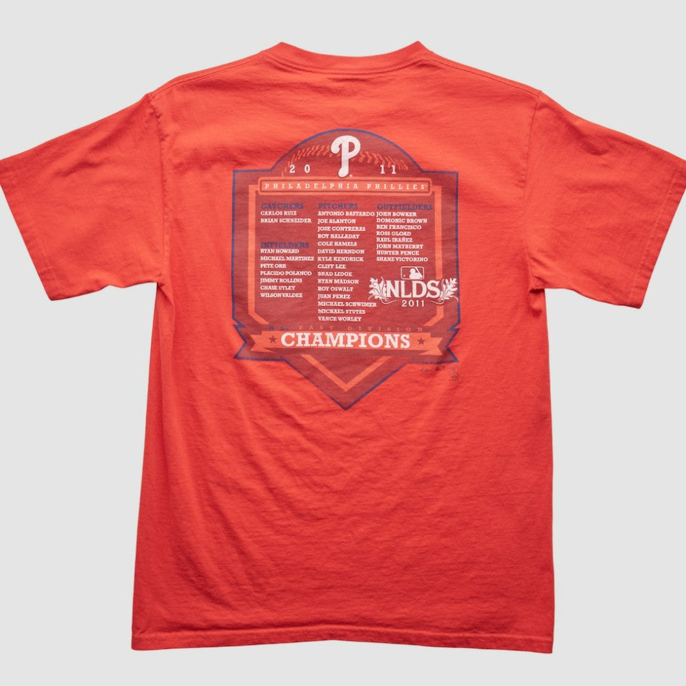 Philadelphia Phillies Majestic 2011 T-Shirt - Red Vintage