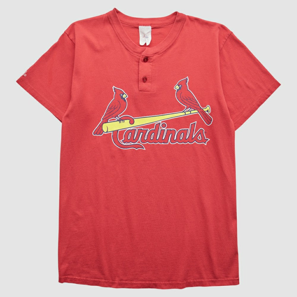 St. Louis Cardinals Majestic 2000s T-Shirt - Red Vintage