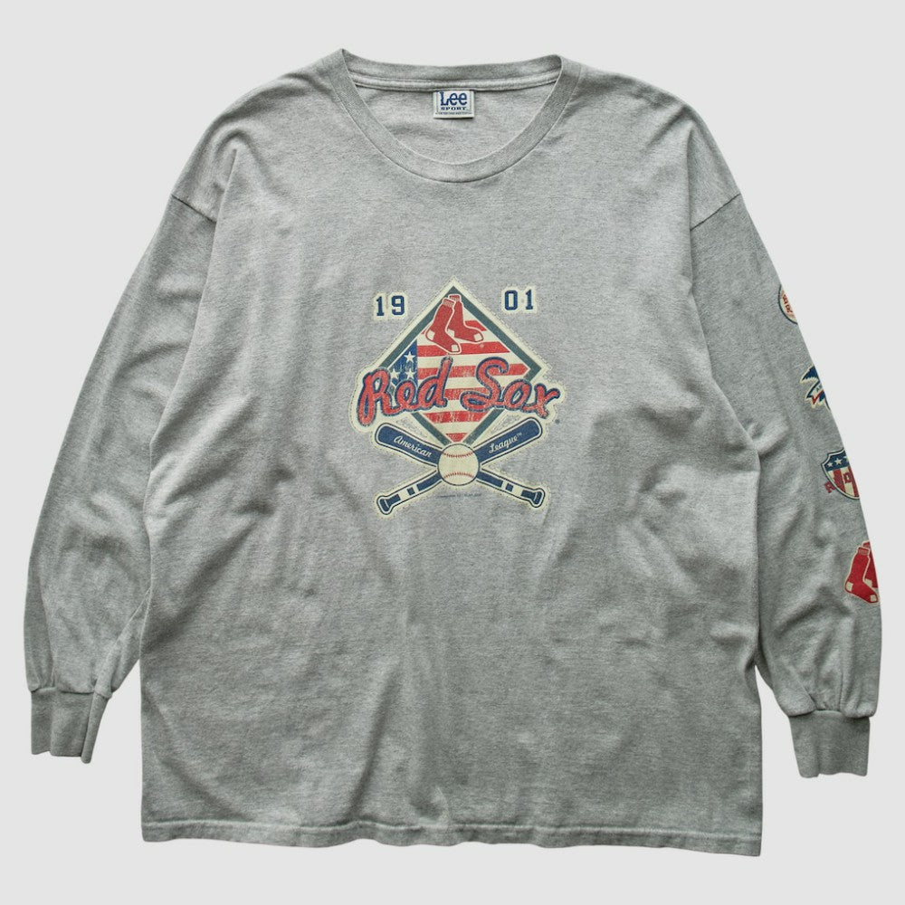 Boston Red Sox Lee Apparel 2004 Long Sleeve T-Shirt - Gray Vintage