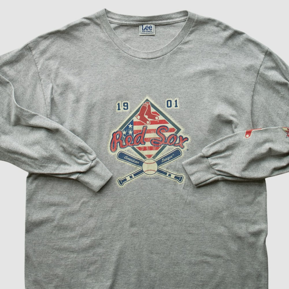 Boston Red Sox Lee Apparel 2004 Long Sleeve T-Shirt - Gray Vintage