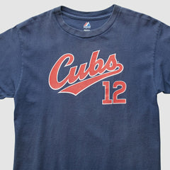 Chicago Cubs Majestic 2009 T-Shirt - Navy Vintage