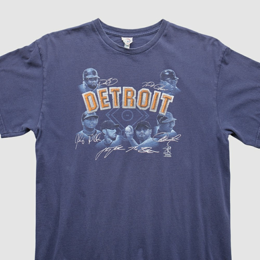 Detroit Tigers 2000s T-Shirt - Navy Vintage