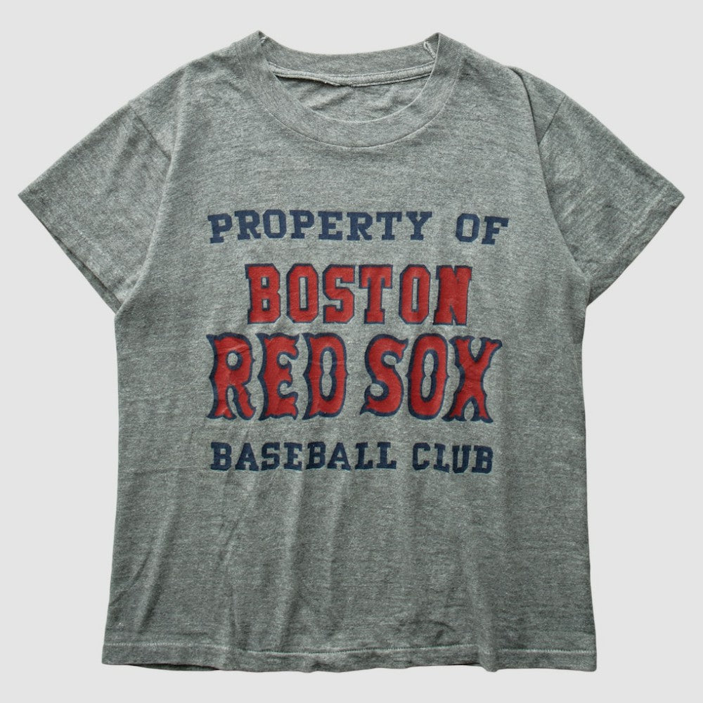 Boston Red Sox 80s T-Shirt - Heather Gray Vintage