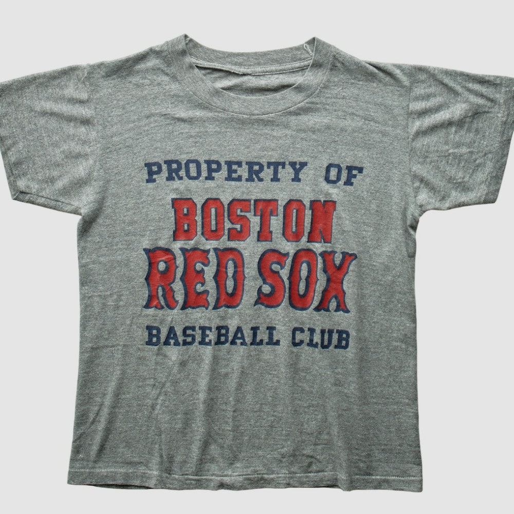 Boston Red Sox 80s T-Shirt - Heather Gray Vintage