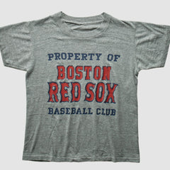 Boston Red Sox 80s T-Shirt - Heather Gray Vintage