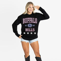 NFL Buffalo Bills Gameday Couture Women's Oversized Everyday Star Long Sleeve T-Shirt