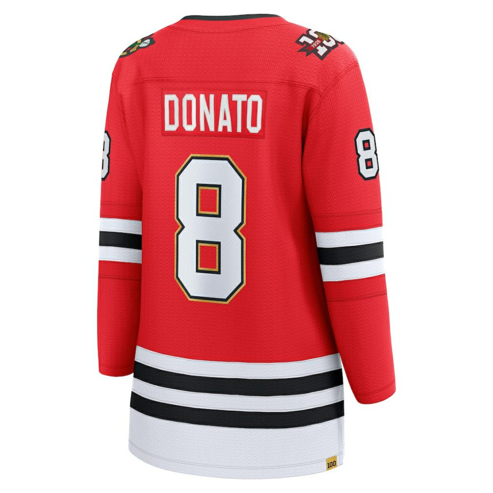 Ryan Donato Chicago Blackhawks Fanatics Women's Centennial Breakaway Player Jersey