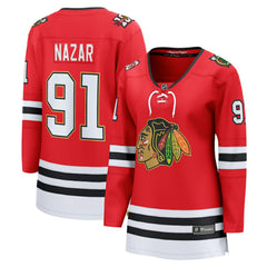 Frank Nazar Chicago Blackhawks Fanatics Women's Centennial Breakaway Player Jersey