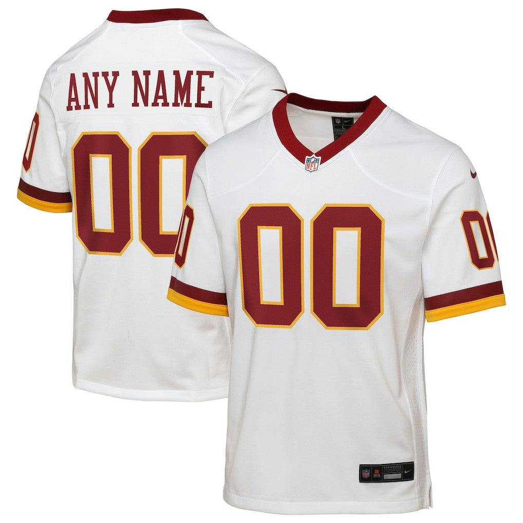 NFL Washington Commanders Youth Game Super Bowl Era Custom Jersey