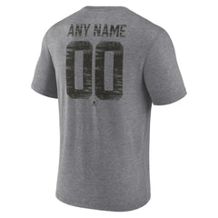 Calgary Flames Heritage Custom Tri-Blend T-Shirt