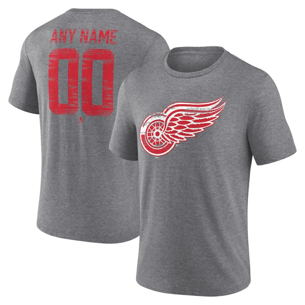 Detroit Red Wings Heritage Custom Tri-Blend T-Shirt