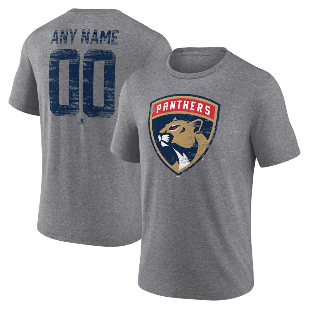 Florida Panthers Heritage Custom Tri-Blend T-Shirt
