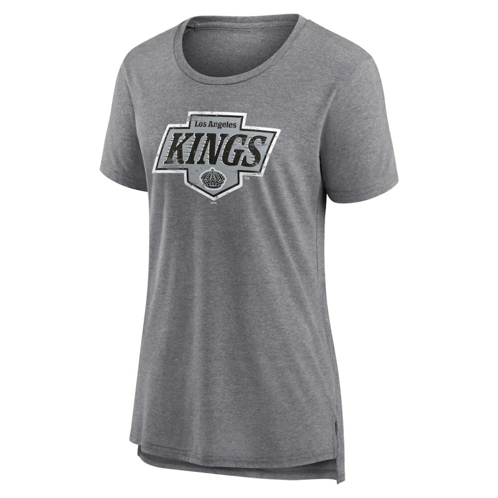 Los Angeles Kings Women's Heritage Custom Tri-Blend T-Shirt