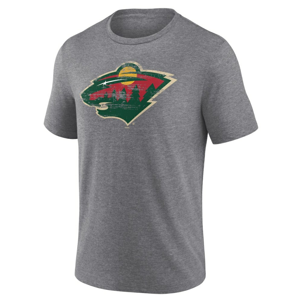 Minnesota Wild Heritage Custom Tri-Blend T-Shirt