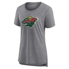 Minnesota Wild Women's Heritage Custom Tri-Blend T-Shirt