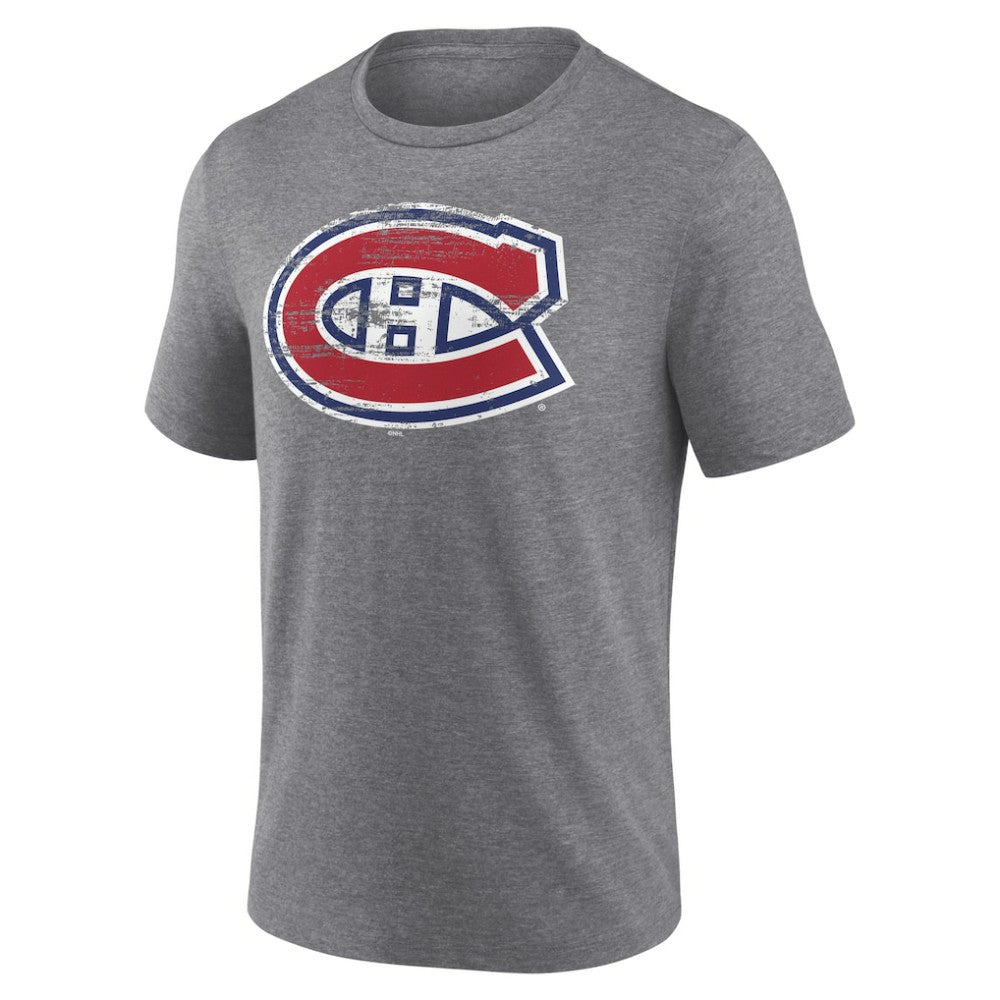 Montreal Canadiens Heritage Custom Tri-Blend T-Shirt
