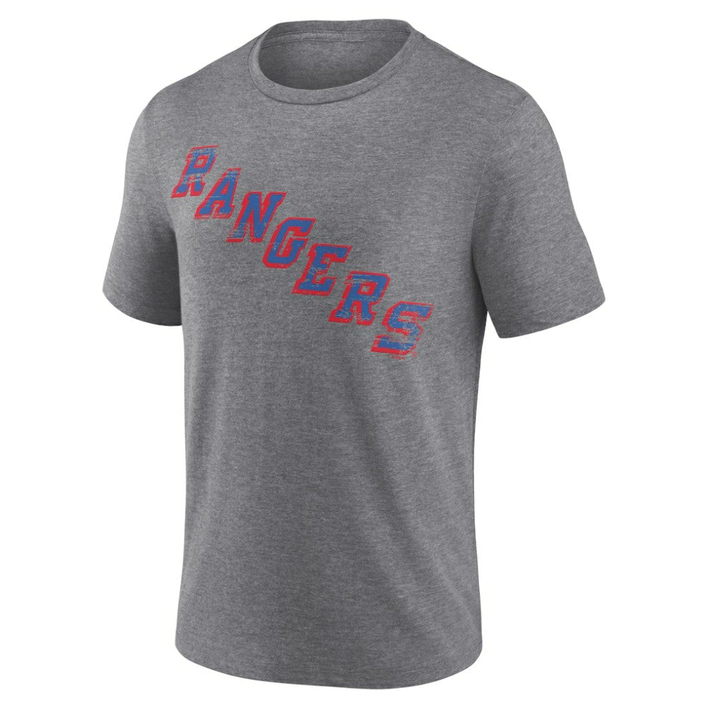 New York Rangers Heritage Custom Tri-Blend T-Shirt