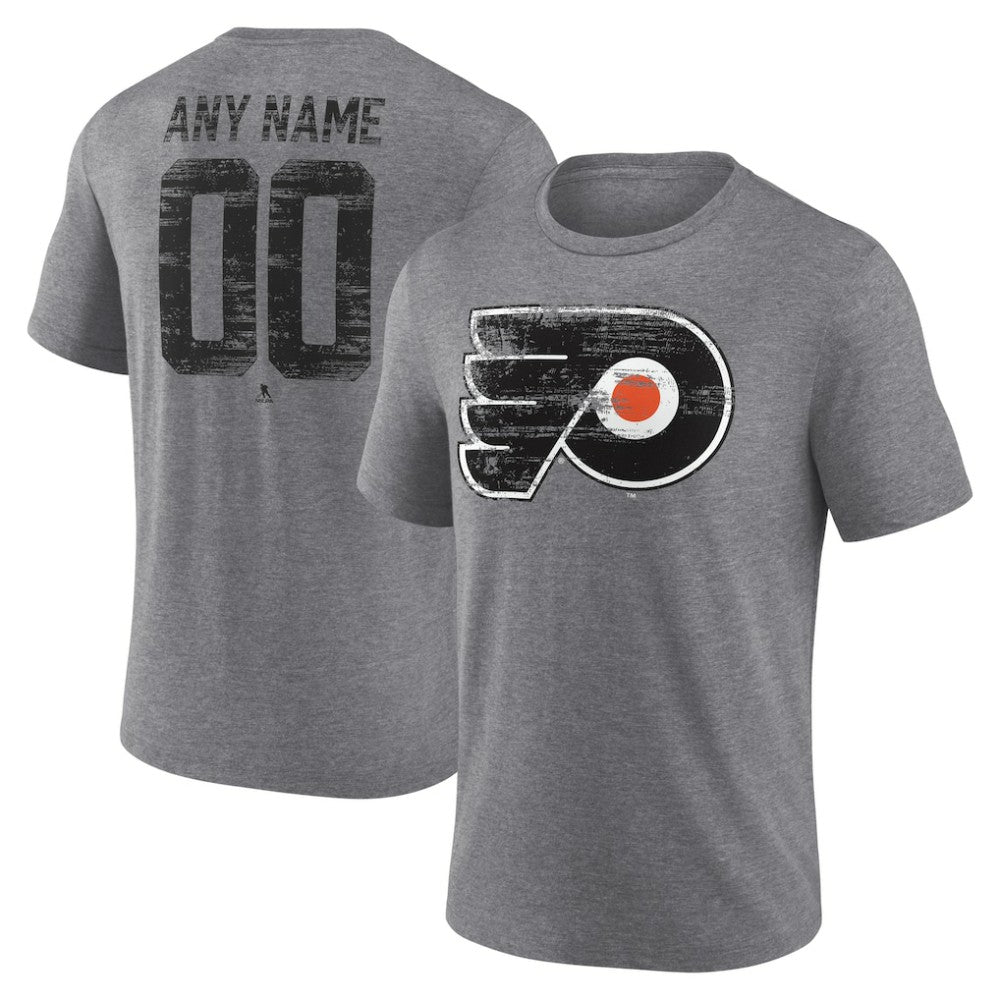 Philadelphia Flyers Heritage Custom Tri-Blend T-Shirt