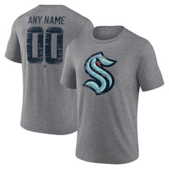 Seattle Kraken Heritage Custom Tri-Blend T-Shirt