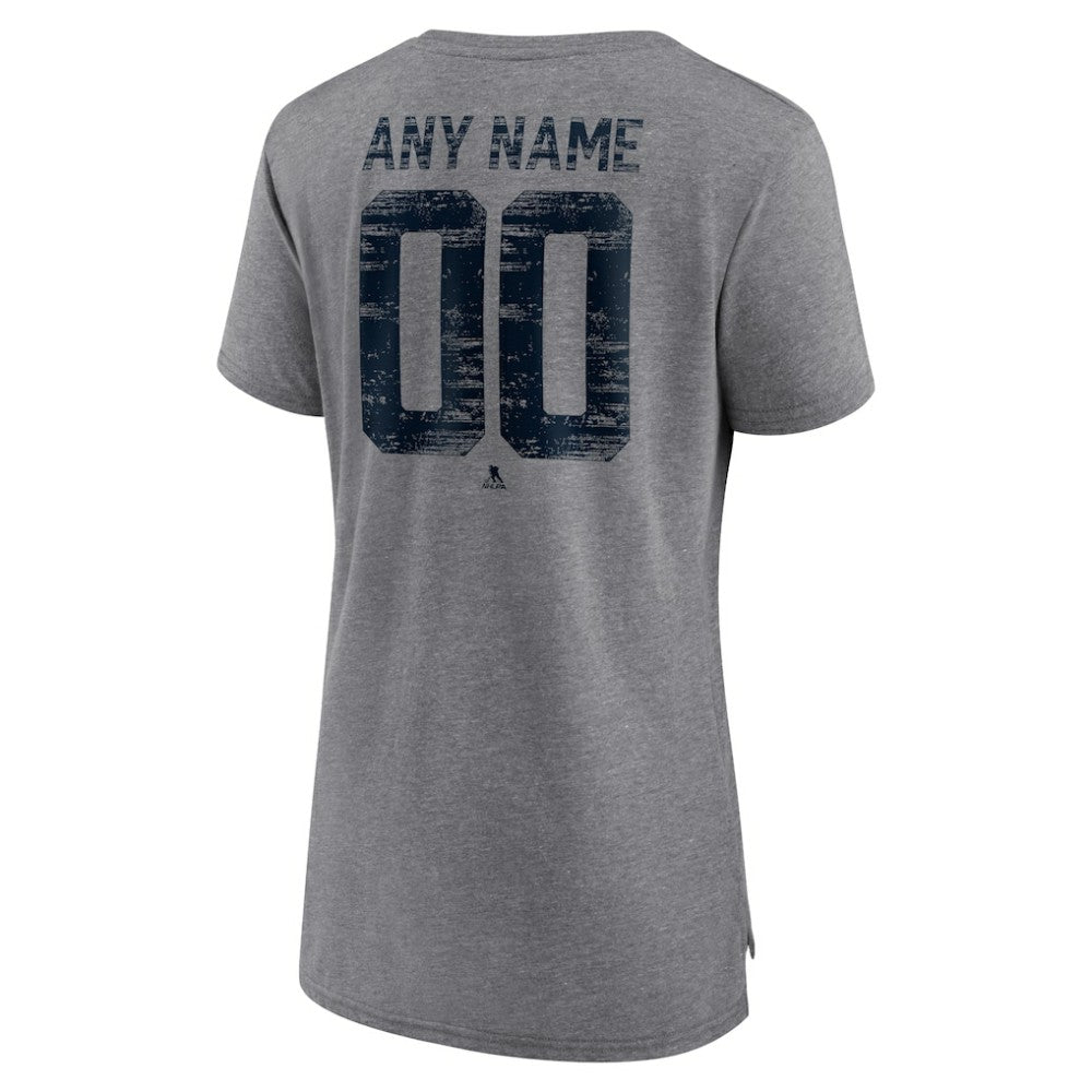 Seattle Kraken Women's Heritage Custom Tri-Blend T-Shirt