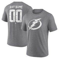 Tampa Bay Lightning Heritage Custom Tri-Blend T-Shirt