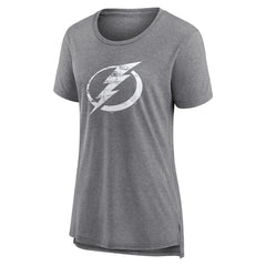 Tampa Bay Lightning Women's Heritage Custom Tri-Blend T-Shirt