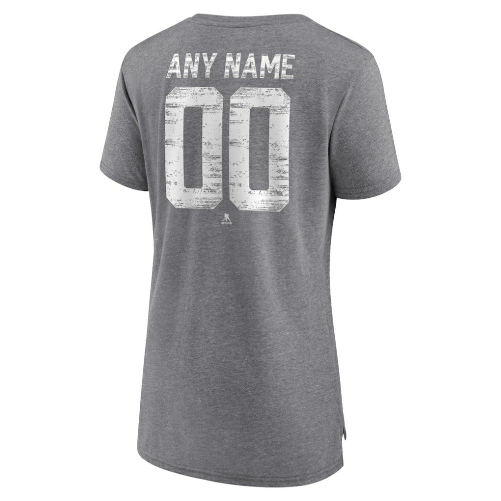 Tampa Bay Lightning Women's Heritage Custom Tri-Blend T-Shirt