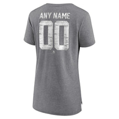 Tampa Bay Lightning Women's Heritage Custom Tri-Blend T-Shirt