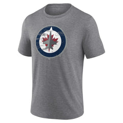 Winnipeg Jets Heritage Custom Tri-Blend T-Shirt