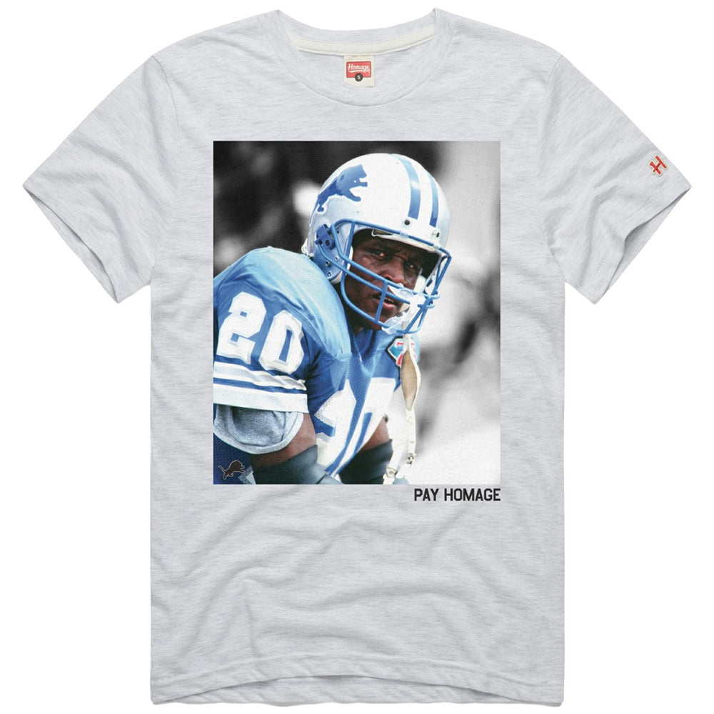 NFL Detroit Lions Barry Sanders  Homage Unisex Pay Homage Tri-Blend T-Shirt