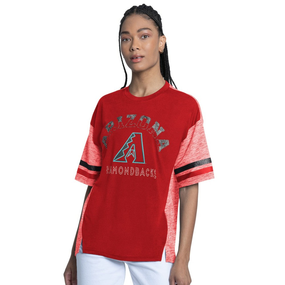 Arizona Diamondbacks G-III 4Her by Carl Banks Women's Off-Season Oversized Top - Red