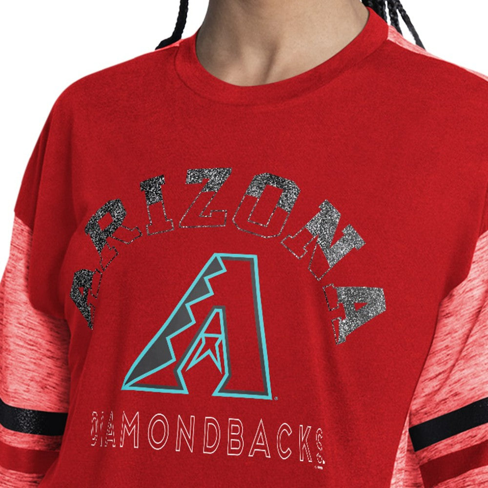Arizona Diamondbacks G-III 4Her by Carl Banks Women's Off-Season Oversized Top - Red